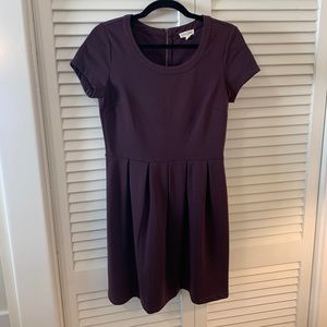 Maison Jules Purple Cap Sleeve Dress Size M